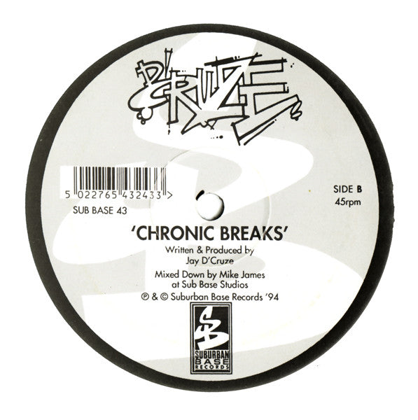 D'Cruze : Lonely / Chronic Breaks (12")