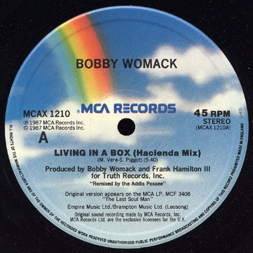 Bobby Womack : Living In A Box (Hacienda Mix) (12")