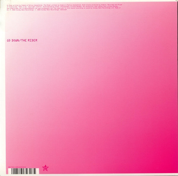 Kompis : Go Down / The Rider (7")