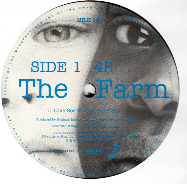 The Farm : Love See No Colour (2x12", Single)