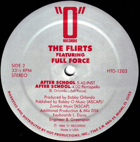 The Flirts Featuring Full Force : After School (12", RE)