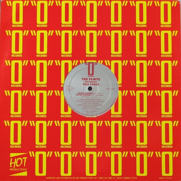 The Flirts Featuring Full Force : After School (12", RE)