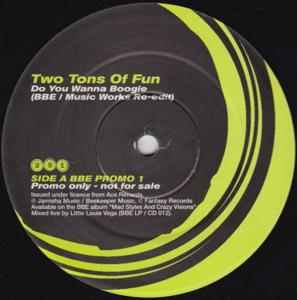 Two Tons Of Fun* : Do You Wanna Boogie (12")