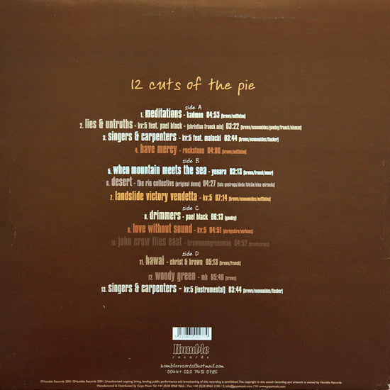 Various : 12 Cuts Of The Pie (2xLP, Comp)