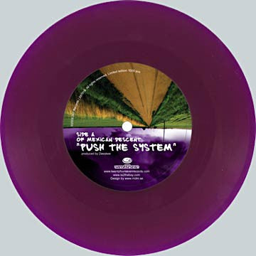 Of Mexican Descent / 2Mex : Push The System / The Cross Is A Knife (7", Ltd, Pur)