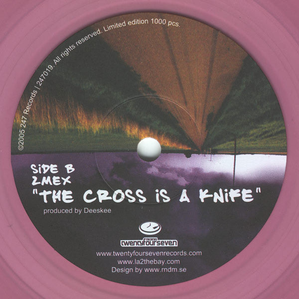Of Mexican Descent / 2Mex : Push The System / The Cross Is A Knife (7", Ltd, Pur)