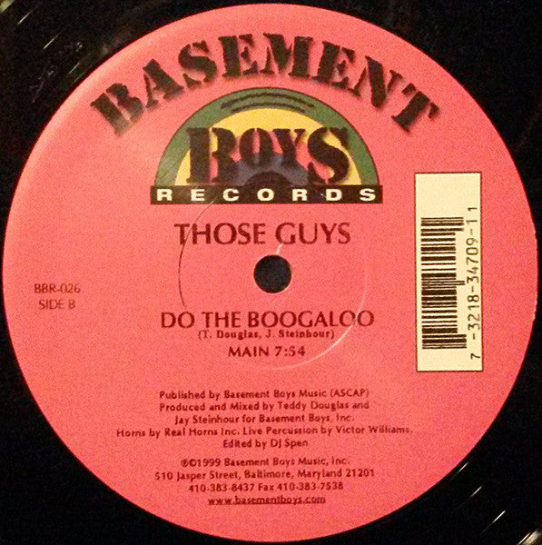 Those Guys : Sierra Leone / Do The Boogaloo (12")