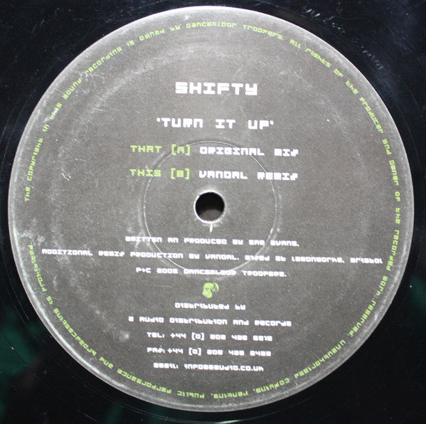 Shifty (3) : Turn It Up (12")