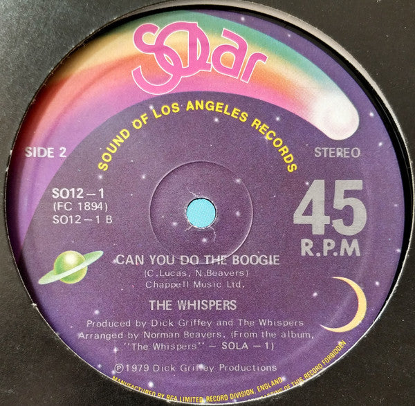 The Whispers : And The Beat Goes On (12")