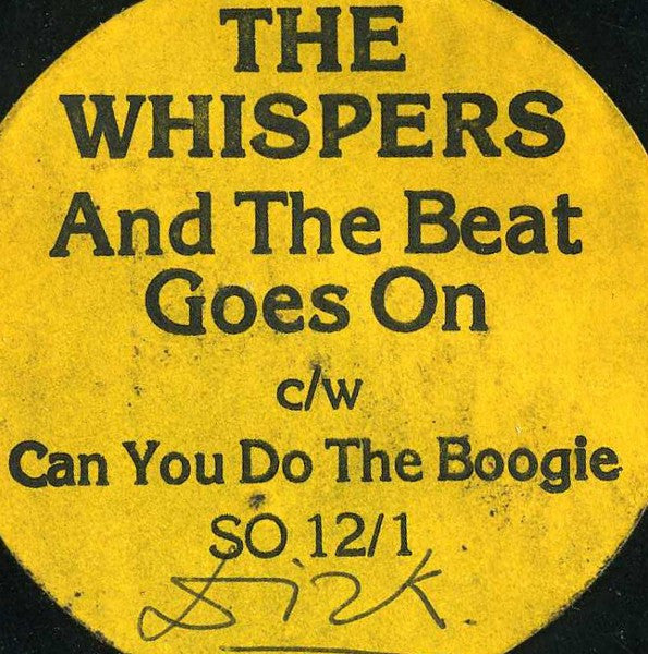The Whispers : And The Beat Goes On (12")