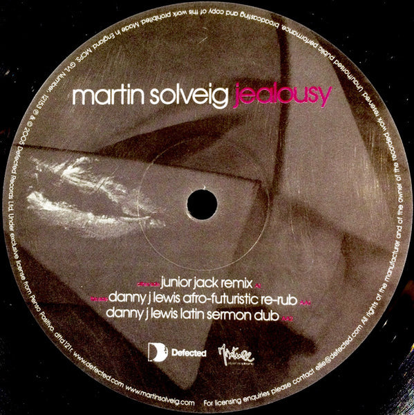 Martin Solveig : Jealousy (Part Two) (12")