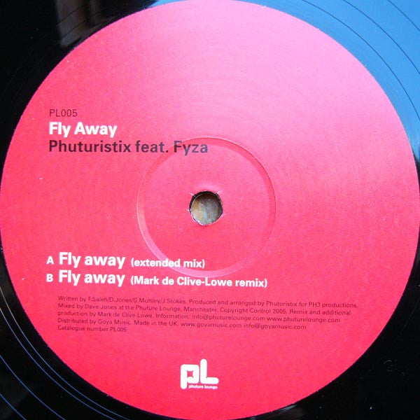 Phuturistix Featuring Fyza : Fly Away (12")