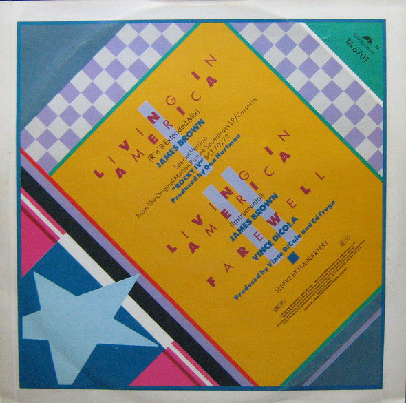 James Brown : Living In America (R 'n' B Extended Mix) (12", Single)