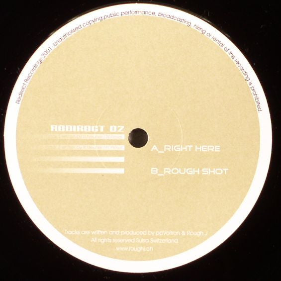 Rough J : Right Here / Rough Shot (12")