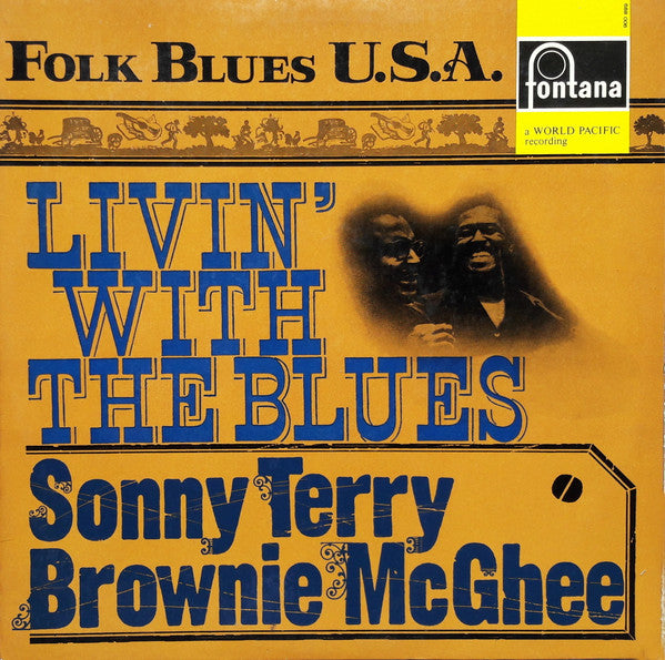 Sonny Terry & Brownie McGhee : Livin' With The Blues (LP)
