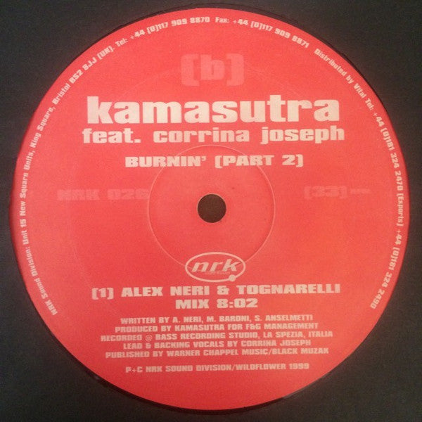Kamasutra Feat. Corrina Joseph : Burnin' (Part2) (12")