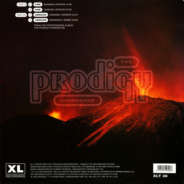 The Prodigy : Fire • Jericho (12", Single, Ltd)