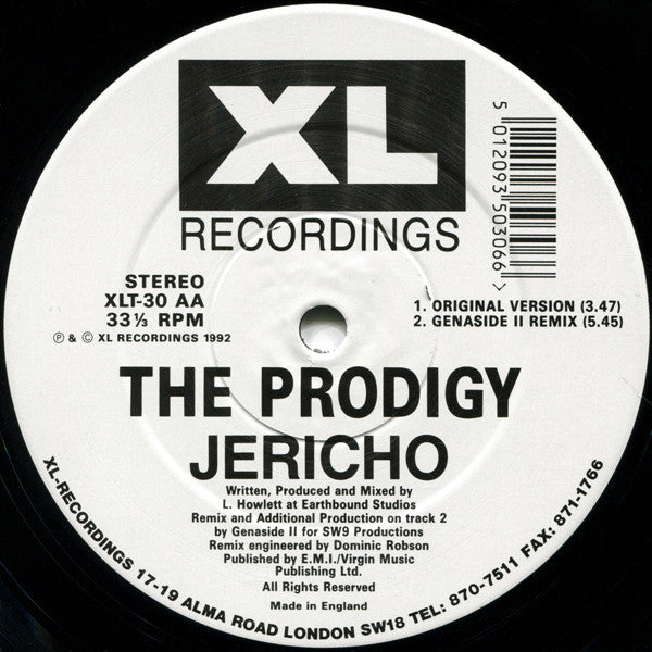 The Prodigy : Fire • Jericho (12", Single, Ltd)