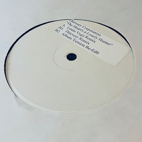 Thievery Corporation Featuring David Byrne : The Heart’s A Lonely Hunter (12", W/Lbl, Sti)