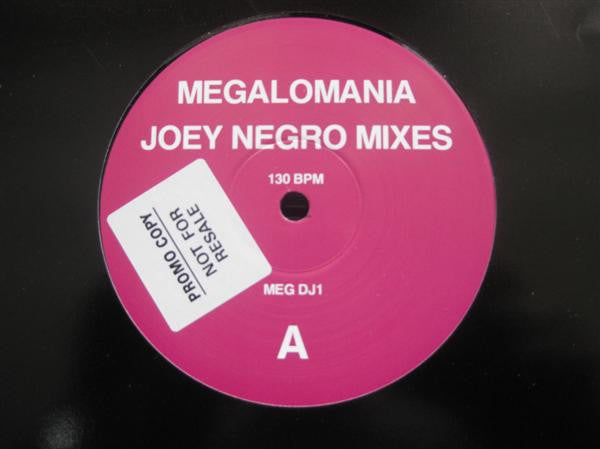 Steve DuBerry : Megalomania (Joey Negro Mixes) (12", Promo)