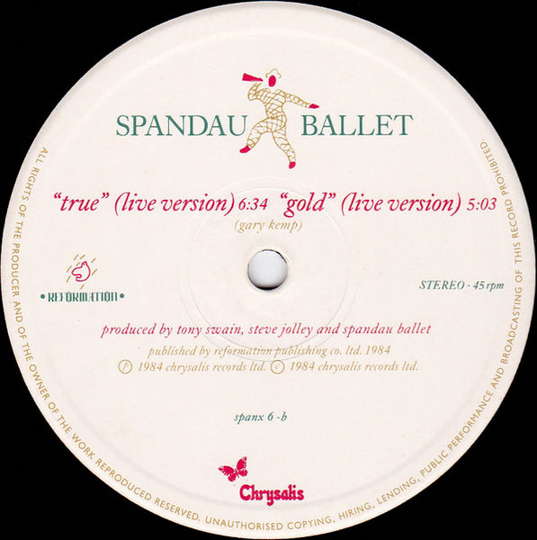 Spandau Ballet : Round And Round (12", Single)