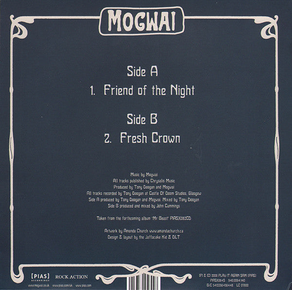 Mogwai : Friend Of The Night (7", Single)