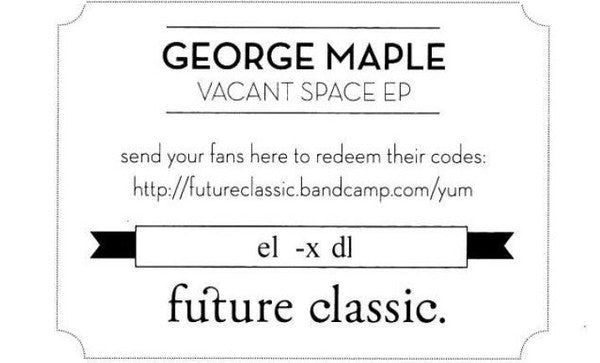 George Maple : Vacant Space (12", EP, Ltd, Whi)