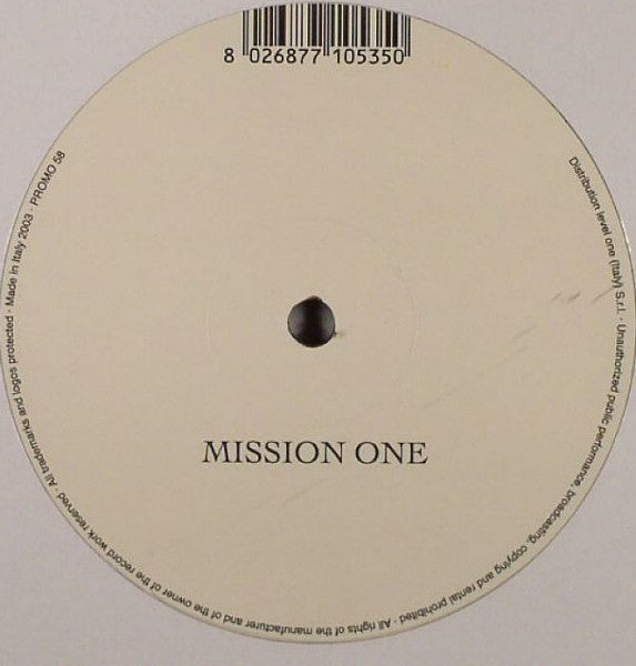 Mission One (2) : Fly In The Wind (12", S/Sided, Promo)