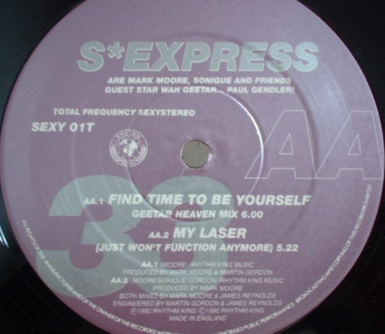 S*Express* : Nothing To Lose (12")