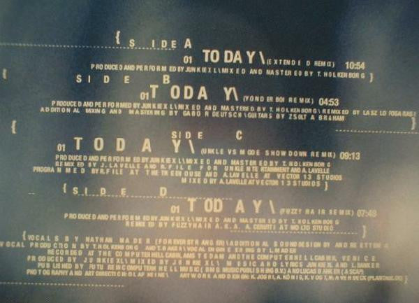 Junkie XL : Today (2x12", Single)