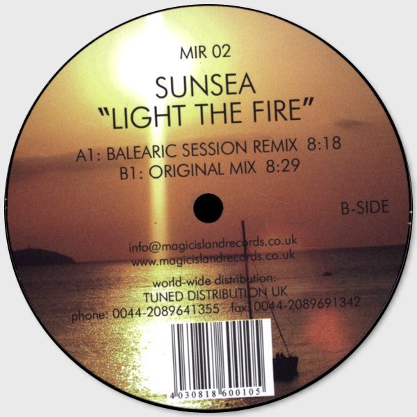 Sunsea : Light The Fire (12")