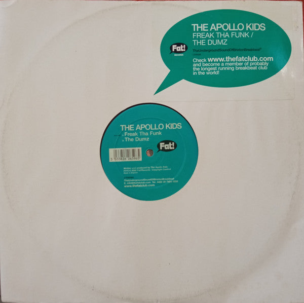 The Apollo Kids : Freak Tha Funk (12")