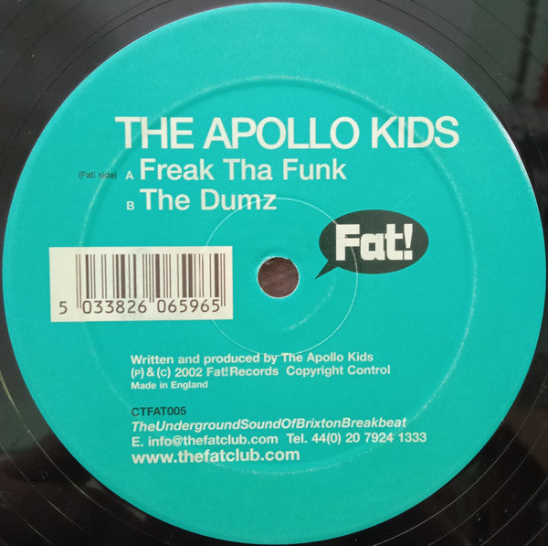 The Apollo Kids : Freak Tha Funk (12")