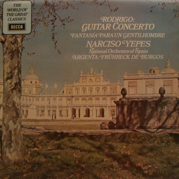 Joaquín Rodrigo, Narciso Yepes, Orquesta Nacional De España, Ataúlfo Argenta ; Rafael Frühbeck De Burgos : Guitar Concerto (LP, Comp, RP, Blu)