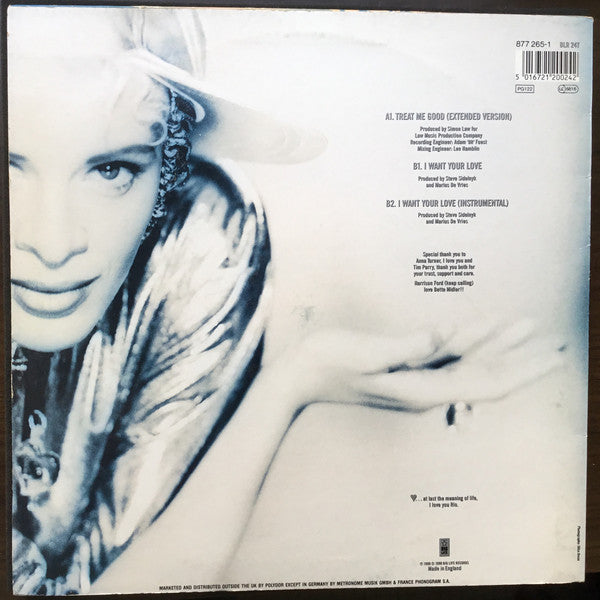 Yazz : Treat Me Good (12", Adr)