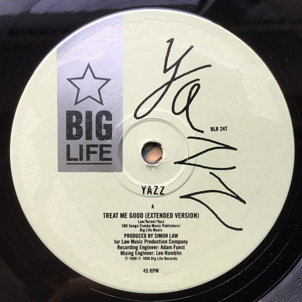 Yazz : Treat Me Good (12", Adr)