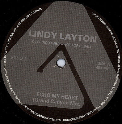 Lindy Layton : Echo My Heart (12", Single, Promo)