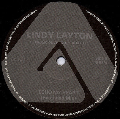 Lindy Layton : Echo My Heart (12", Single, Promo)