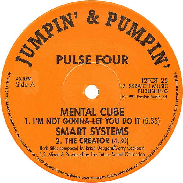 Mental Cube, Smart Systems, Indo Tribe : Pulse Four (12")