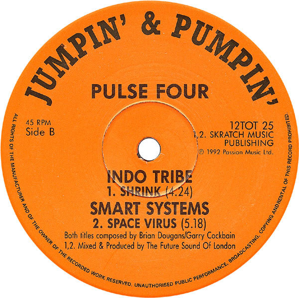 Mental Cube, Smart Systems, Indo Tribe : Pulse Four (12")