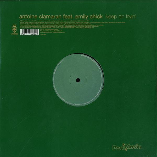 Antoine Clamaran Feat. Emily Chick : Keep On Tryin' (12")