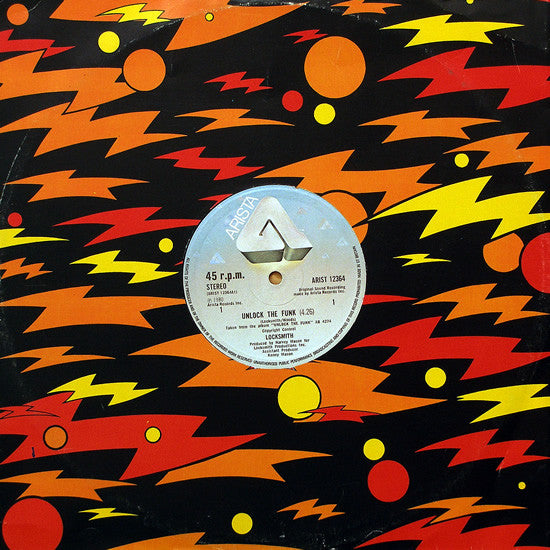 Locksmith : Unlock The Funk (12", Single)