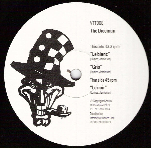 The Diceman : Le Noir (12")