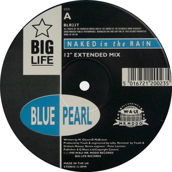 Blue Pearl : Naked In The Rain (12")