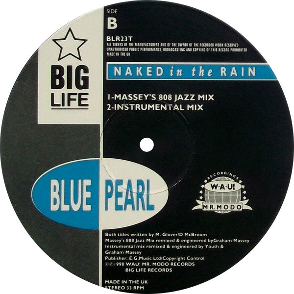 Blue Pearl : Naked In The Rain (12")