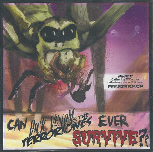 Dick Venom & The Terrortones : Invasion of the Spider Queen (7", Single)