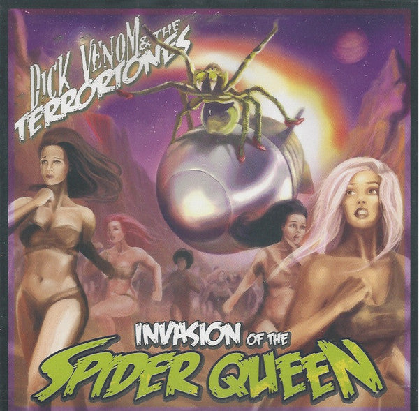 Dick Venom & The Terrortones : Invasion of the Spider Queen (7", Single)