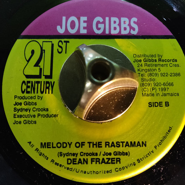 Silver Cat (2) / Dean Fraser : Rastaman Melody / Melody Of The Rastaman (7")