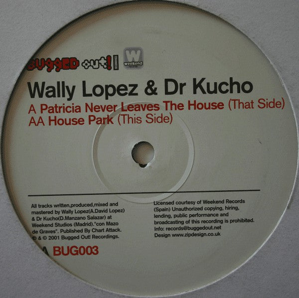 Wally Lopez & Dr Kucho* : Patricia Never Leaves The House / House Park (12")