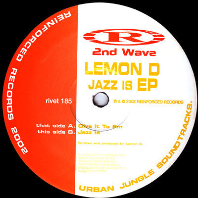 Lemon D : Jazz Is EP (2x12", EP)